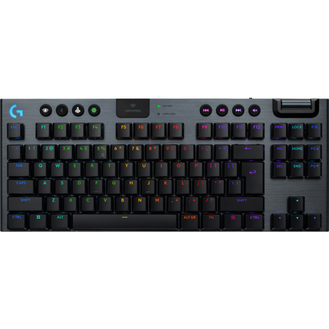 Logitech G915 X TKL trådlöst RGB-speltangentbord in Svart, Deutsch (Qwertz)