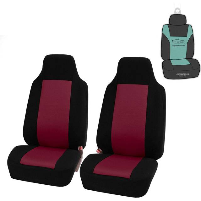 FH Group Automotive Car Seat Covers High Back Classic Cloth Car Seat C