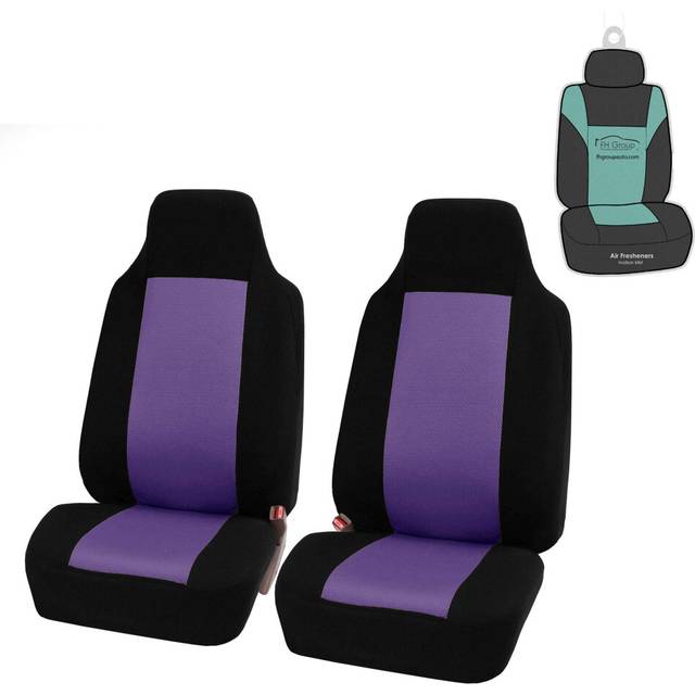 FH Group Automotive Car Seat Covers High Back Classic Cloth Car Seat C