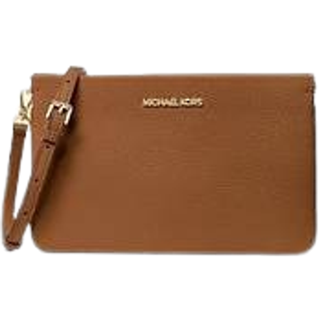 MK Jet Set Large Pebbled Leather Crossbody Bag - Brown - Michael Kors - ONE SIZE