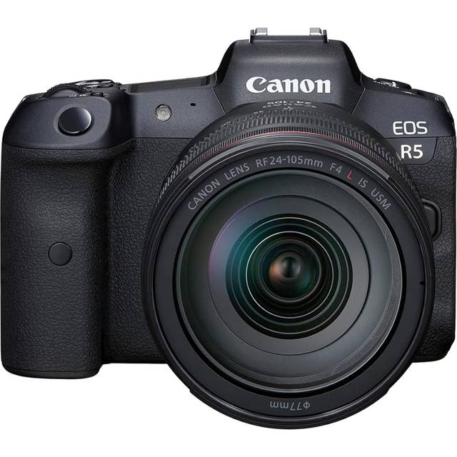 Canon EOS R5 Mark II Body + RF 24-105mm F/4.0 L IS USM Kit, 45 MP, 8192 x 5464 pixlar, CMOS, 8K Ultra HD, 656 g, Svart