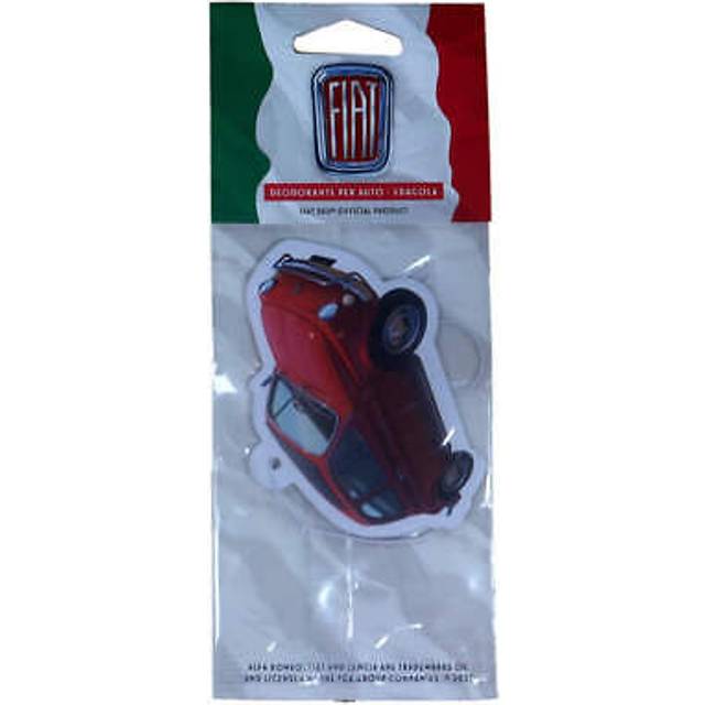 Novelty fiat 500 strawberry scented in-car air freshener - uk
