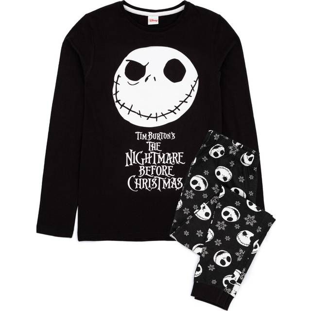 (Medium) Disney The Nightmare Before Christmas Long Sleeve Long Leg Pyjama Set (Mens Multicoloured)