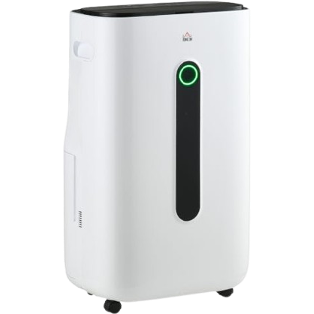 HOMCOM 20L/Day Quiet Air Dehumidifier with Purifier - Timer - for Home Laundry | TJ Hughes
