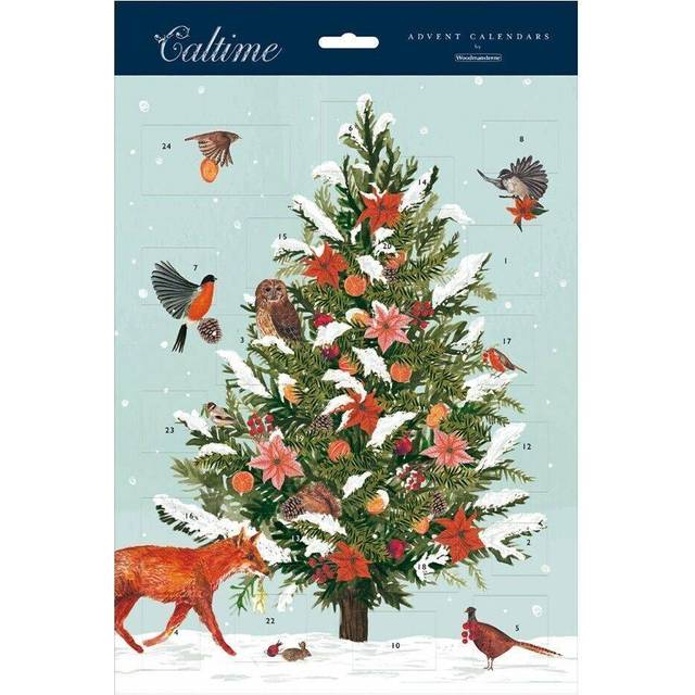 Frosted Pine Tree Portrait Advent Calendar