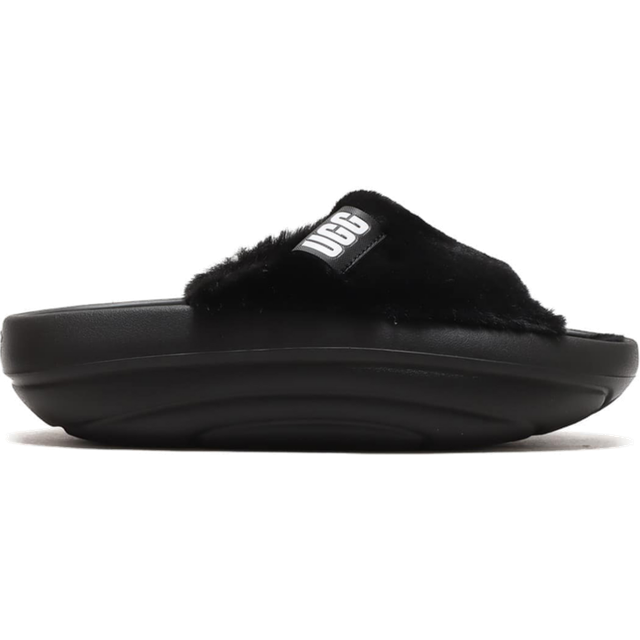 (WMNS) UGG FoamO UGGplush Slide 'Black' - black - 9