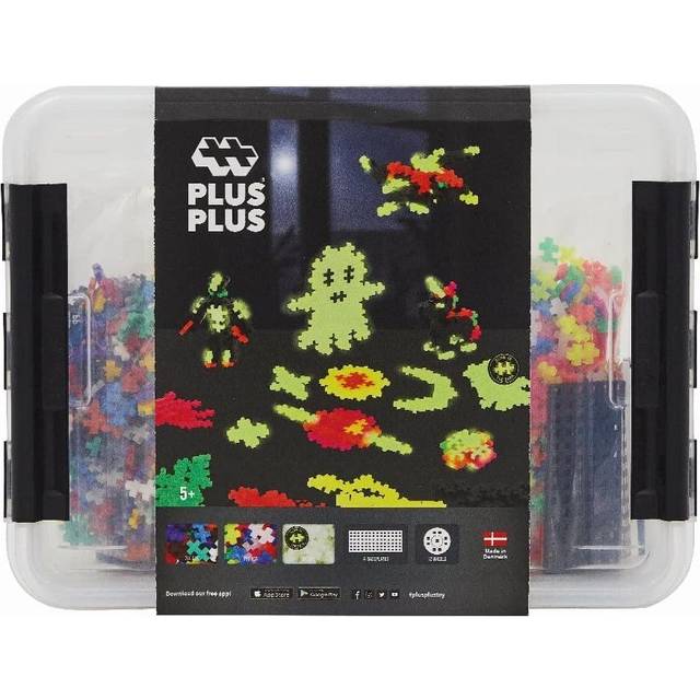 Plus-Plus Build & Glow Storage Box with 2000 Pieces