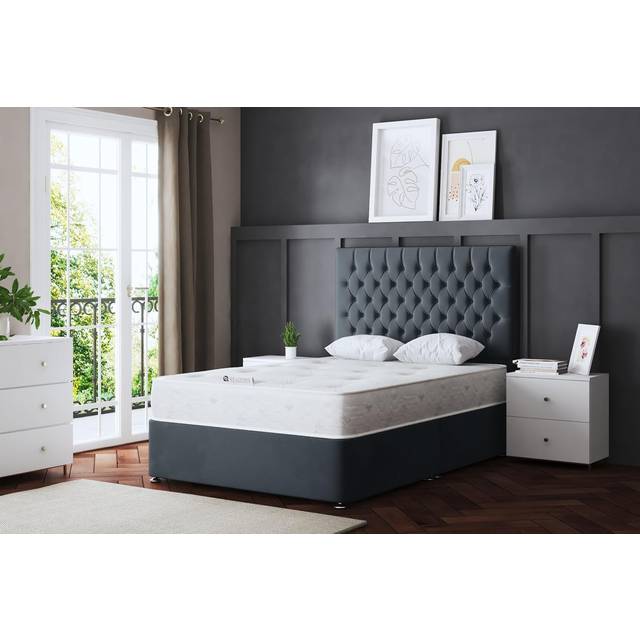 Seraphine Steel Chesterfield Divan Bed Small Single