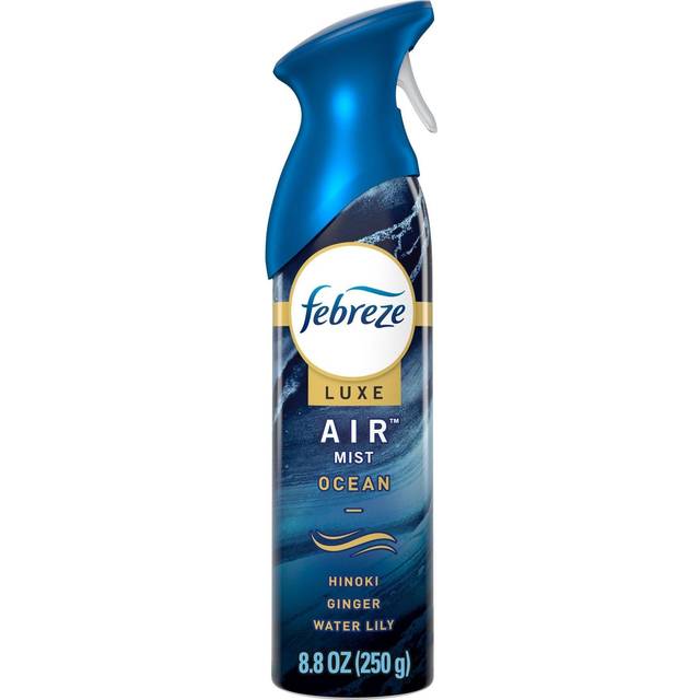 Febreze Air Mist Air Freshener Spray  Odor-Fighting Room Spray  Air Fresheners for Home and Bathroom and Kitchen  Aerosol Can  Ocean Scent  8.8oz  1 C
