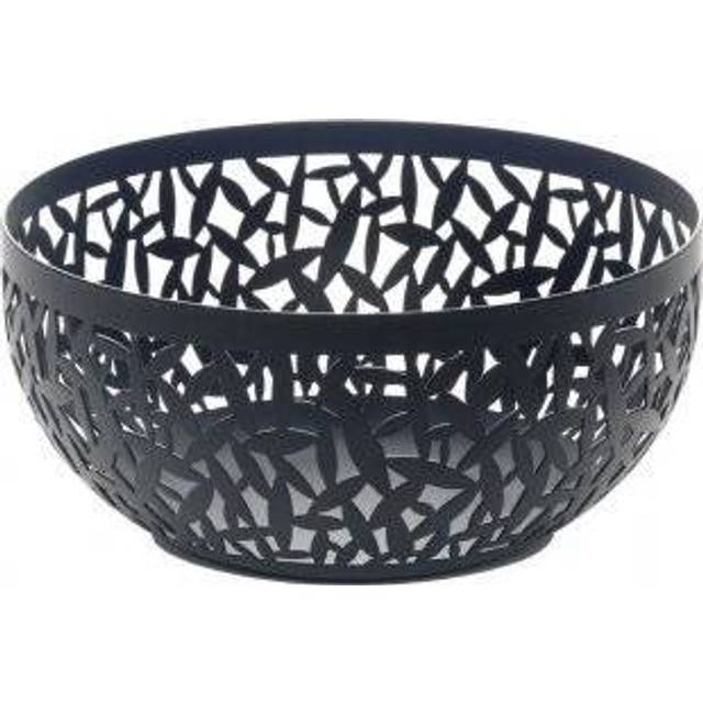 Alessi - Cactus! Fruit Bowl Ø29cm - schwarz/Stahl epoxidharzlackiert/H 10,8cm / Ø 29cm - black (10.8 x 29.0 x 29.0 x &#8960;29.0cm)