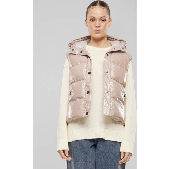 UC Ladies UC Recycled Shiny Puffer Vest Pink / S Väst