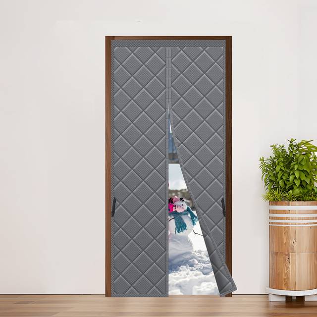 Magnetic thermal door curtain (100cm wide x 210cm high)