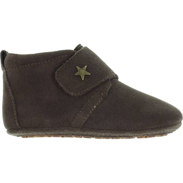 Bisgaard Unisex barn baby Star First Walker Shoe, Mörkbrun, 18 EU