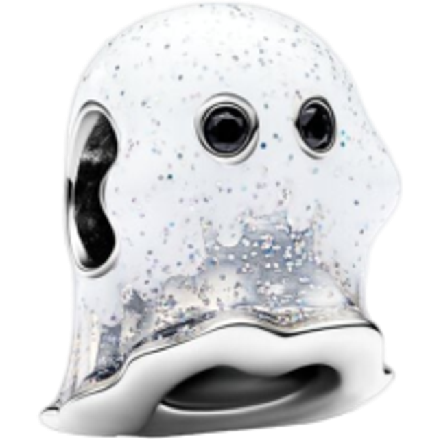Pandora  Charms Glow in the Dark Boo Ghost Charm 793404C01