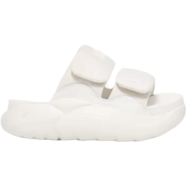 UGG® LA Alto Stitch Slide for Women in White, Size 6.5, Textile