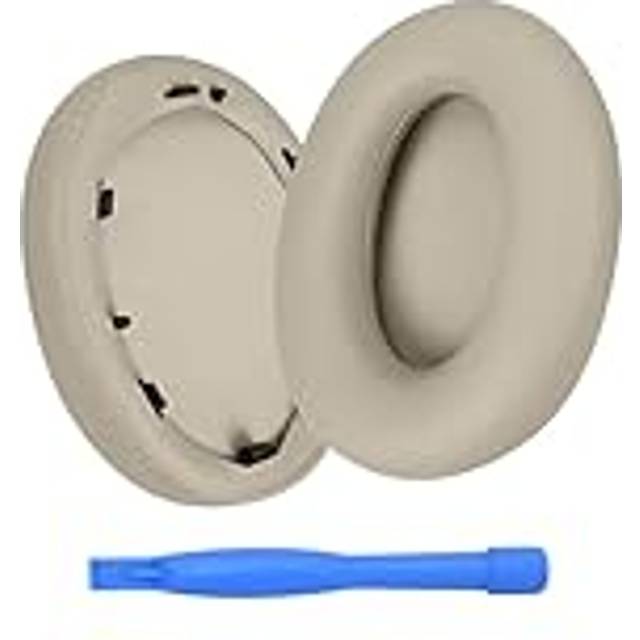 Ersättnings Öronkuddar för Sony WH-1000XM3 Noise Cancelling Hörlurar från MMOBIEL - Memory Foam och Protein PU Hörlurskuddar - Earpad Cushions – Brun