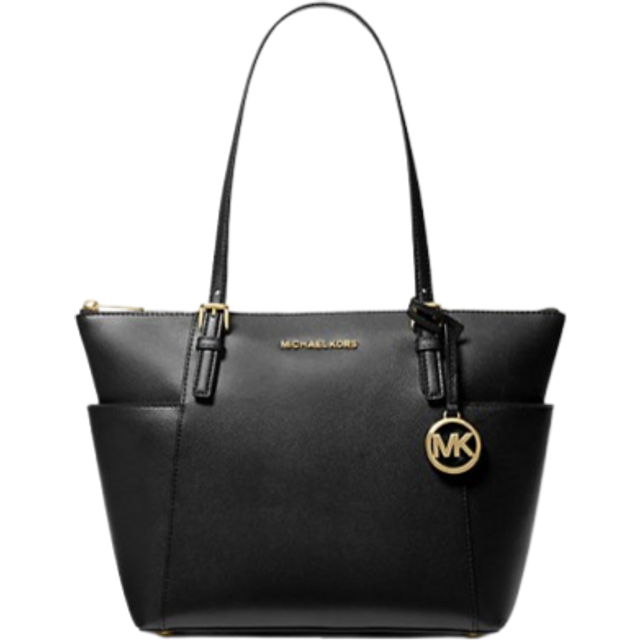 Michael Kors, Tote Bags, female, Black, ONE SIZE, Saffiano Leather Tote Bag