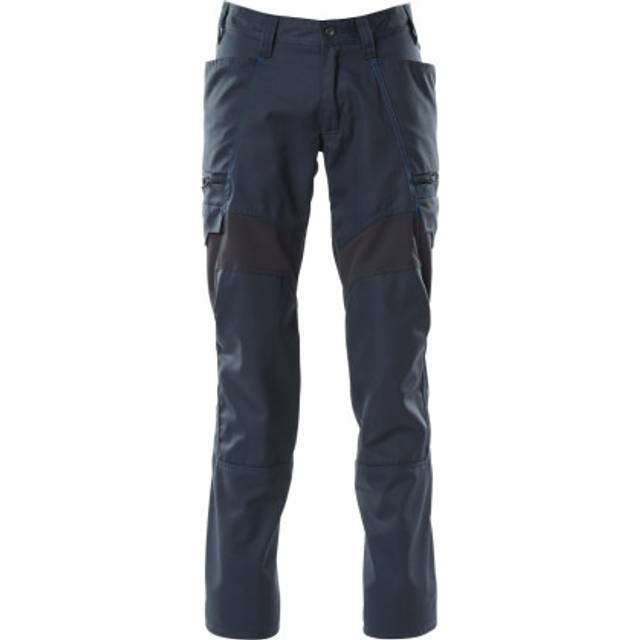 Mascot Trousers with Stretch Inserts and Thigh Pockets - Dark Navy 90C51 (L35W35