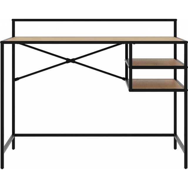FJORDFORM Skrivbord, melamine, natural, en storlek