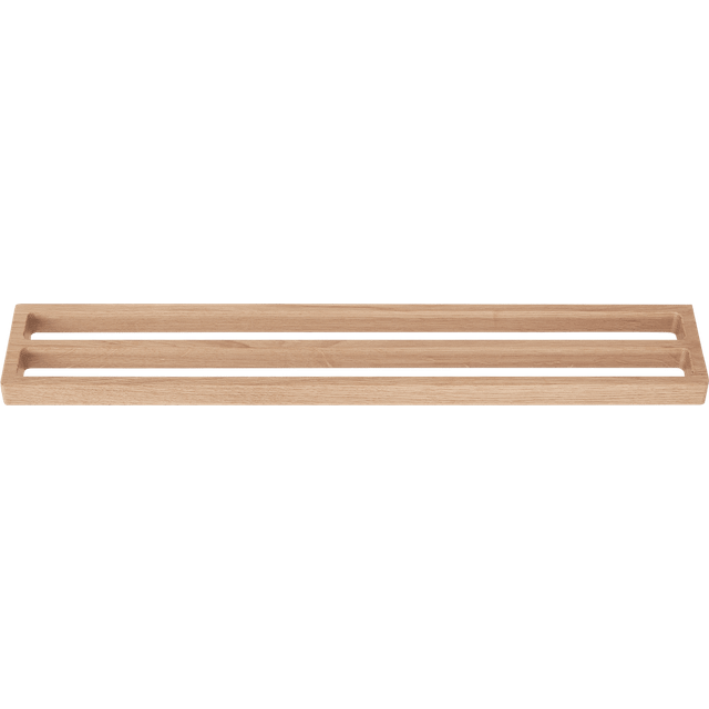 Andersen Furniture - Towel Holder Double Oak - eiche weiß/geölt/BxHxT 73.5x3x13.5cm - oak white (3.5 x 75.5 x 8.0cm)