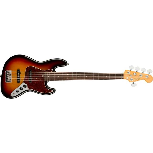 Fender American Professional II 5-String Jazz Bass V Guitar (Right-Handed, Mystic Surf Green)