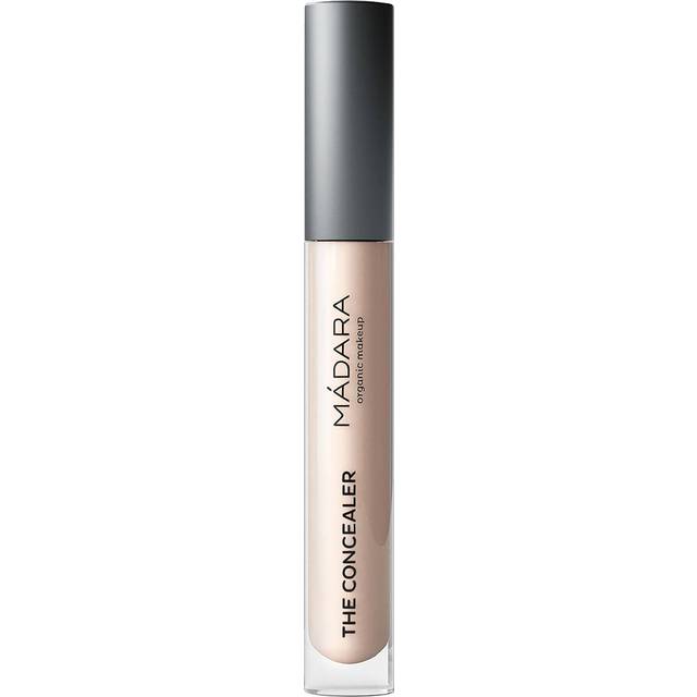 MÁDARA Luminous Perfecting Concealer #15 Vanilla Organic Makeup Contour Concealer with Hyaluronic Acid and Minerals 4ml