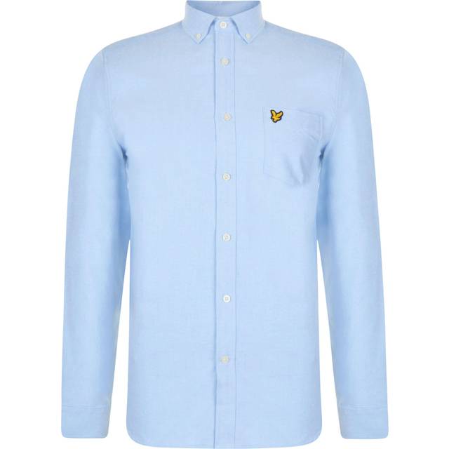 Lyle & Scott, Skjorta, Herr, 2Xl, LS Vävda Skjortor Plain Oxford Skjorta - blue (2XL)