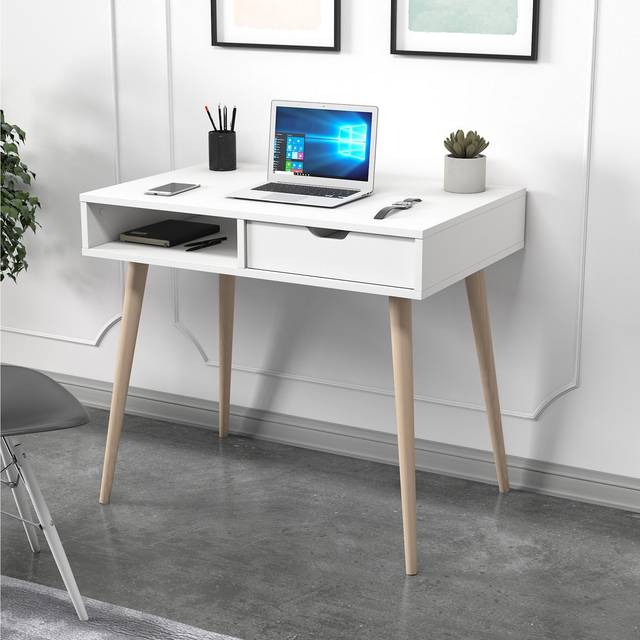Hanah Home - Skrivbord Offer - Vit - Skrivbord - Från Homeroom