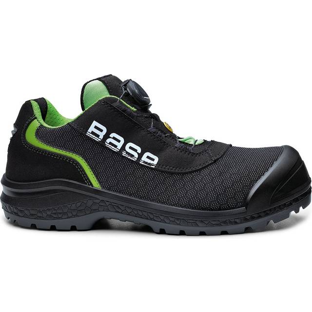 Portwest Base Be-Ready Shoe  S1P ESD SRC B0822 Black/Green UK 14.5 - E