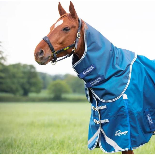 Neck Rug Highlander Original 200g - Bleu