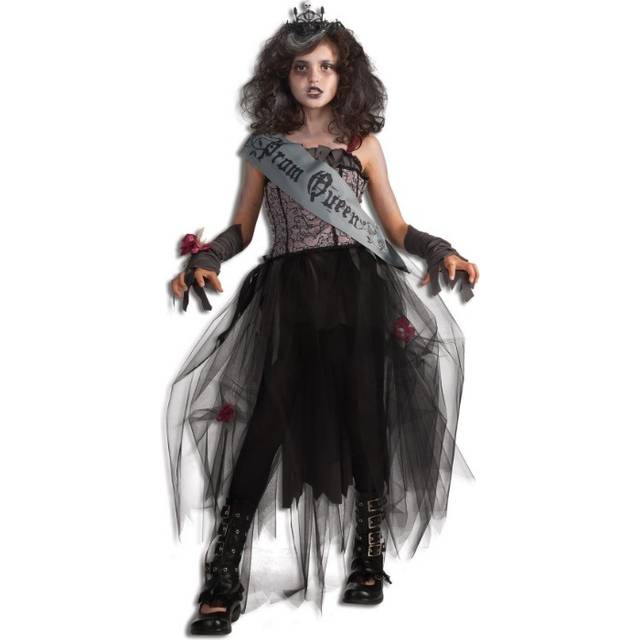 Child Gothic Prom Queen Costume: Large (8-10yrs)