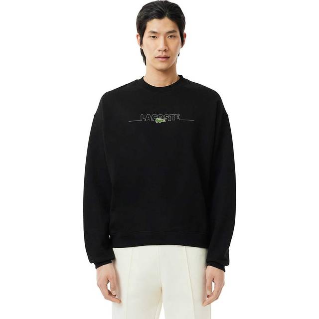 Lacoste Logo Sweatshirt Black