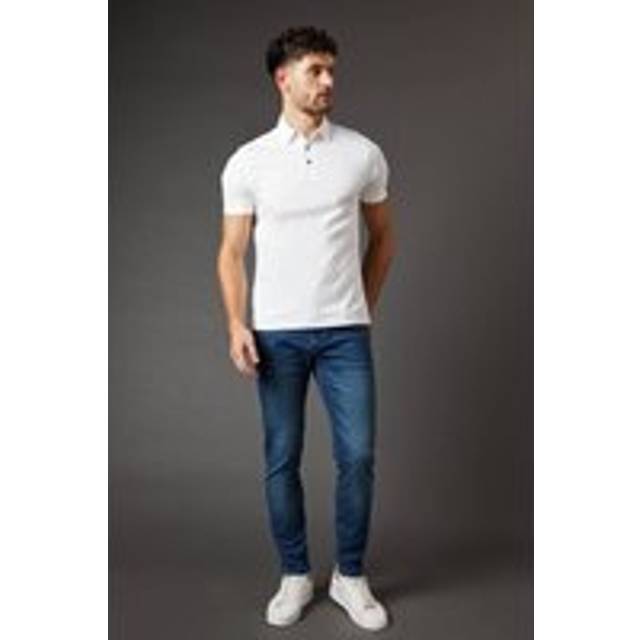 Burton Blue Wash Skinny Fit Jeans In Bright Blue - bright blue - 36S