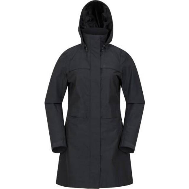 Mountain Warehouse Dam/Dam Cloudburst Textured Waterproof Jacket 8 UK vinröd
