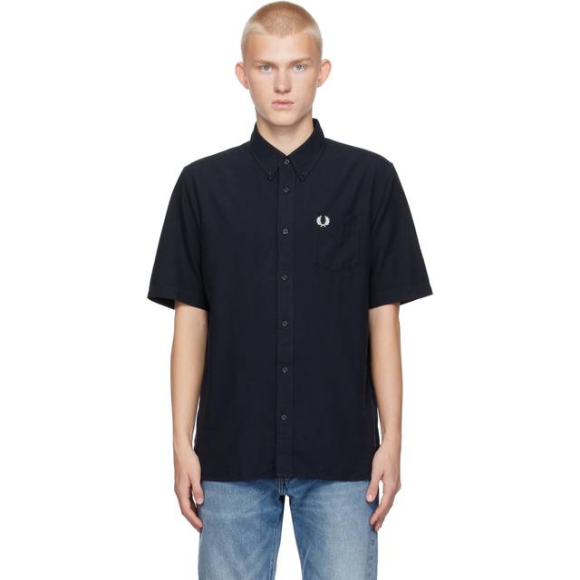 Skjorta FRED PERRY Oxford Shirt Navy L