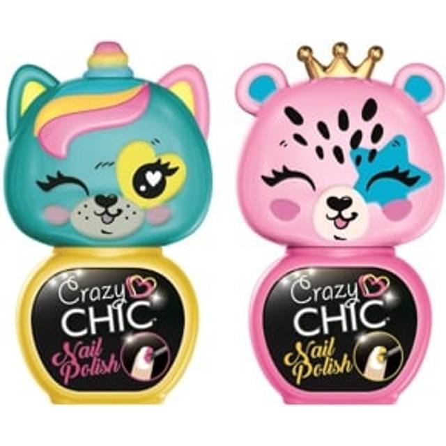 Clementoni Lovely Animals Nail Polish - Yellow/Pink