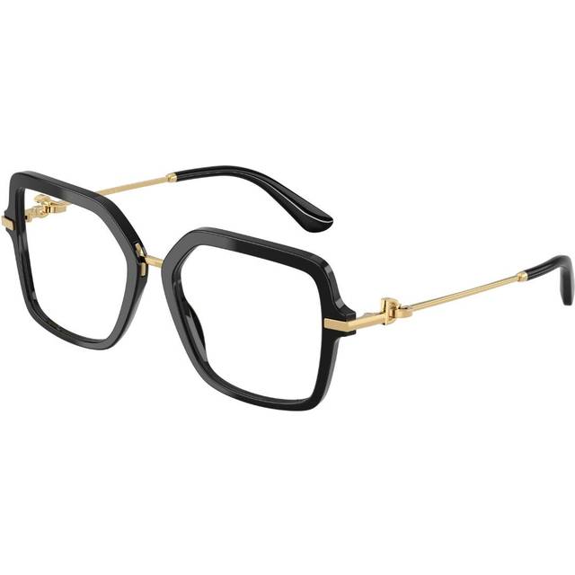 Dolce & Gabbana DG3396 501 55 Svarta Glasögon (Endast Båge) Kvinna