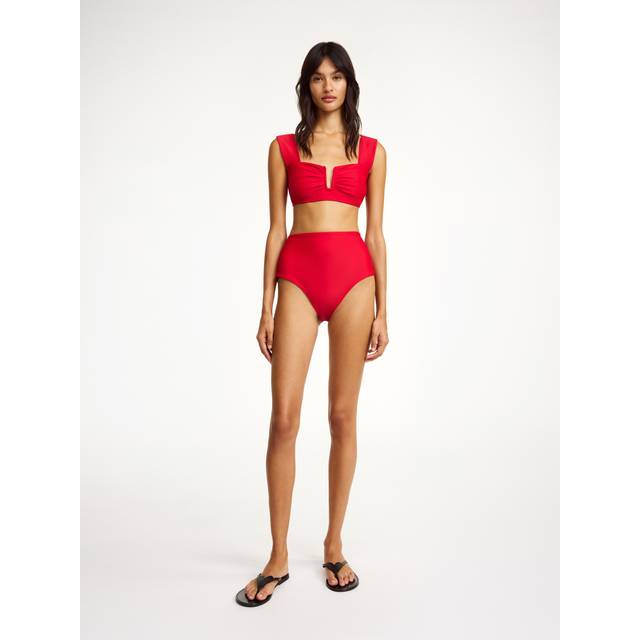 By Malene Birger, Badkläder, Dam, XS, Belira Bikiniunderdel - red (XS)