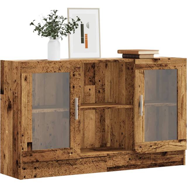 vidaXL Sideboard Old Wood 120x30.5x70 cm Engineered Wood - Brown