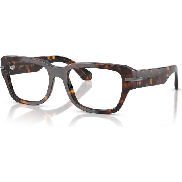 Dolce & Gabbana, Glasses, male, Brown, 54 MM, Dg3408 502 Optical Frame