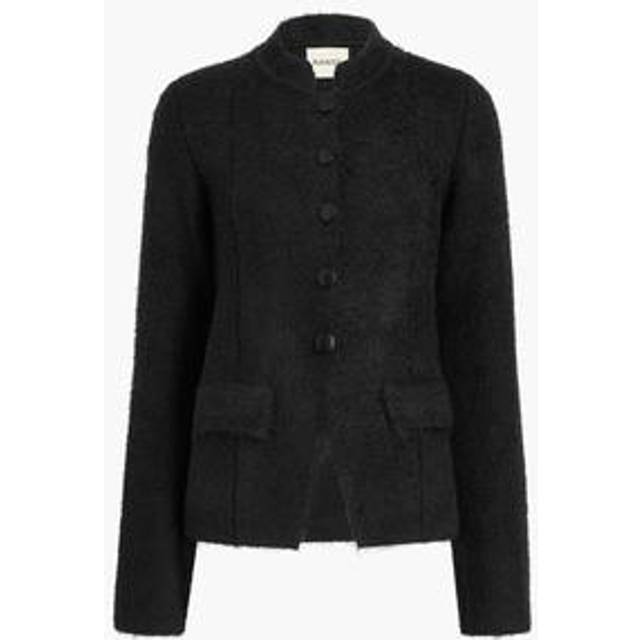 Crittan Single-Breasted Jacket - BLACK - 4