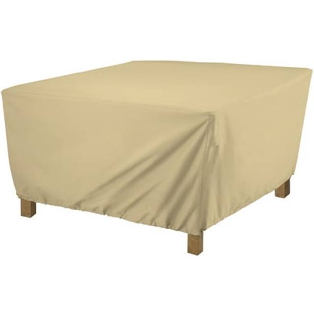 Classic Accessories Terrazzo Square OttomanCoffee Table Cover  All Weather Protection Outdoor Furniture Cover  Small 559100