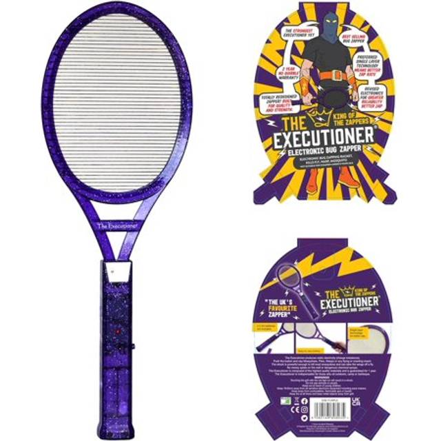 (Purple) The Executioner Fly Zapper Bug Electric Swatter