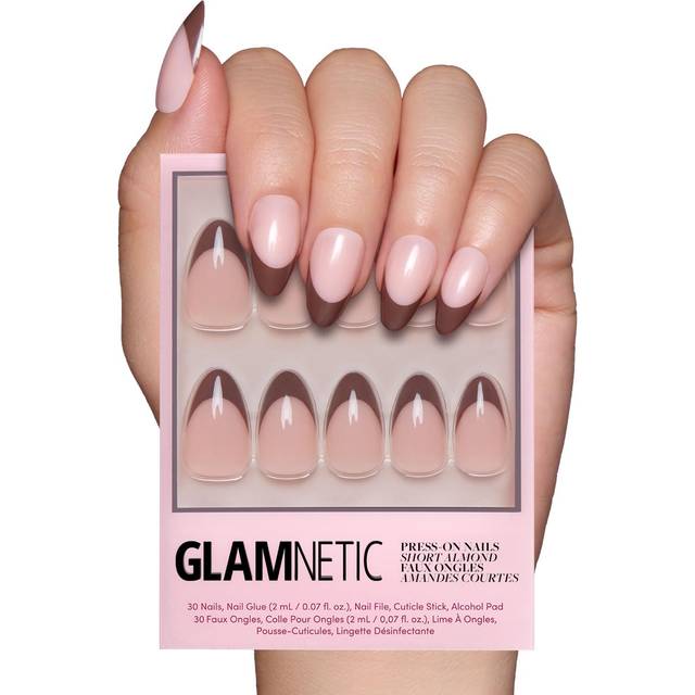 Glamnetic - Press On - Chocolat Short Almond