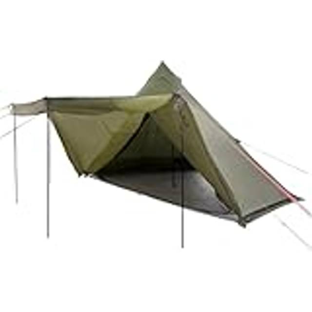 vidaXL Family Tent Tipi 8-Person Olive Green Waterproof