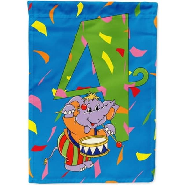 Caroline's Treasures APH2162GF Happy 4th Birthday Age 4 Garden Flag  Small  Multicolor