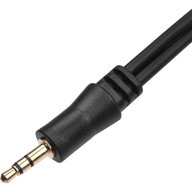 3.5mm to Dual XLR Cable Male 1/8 Inch to 3-Core Double XLR Audio Cable 4.9Ft TRS Audio Adapter Male black