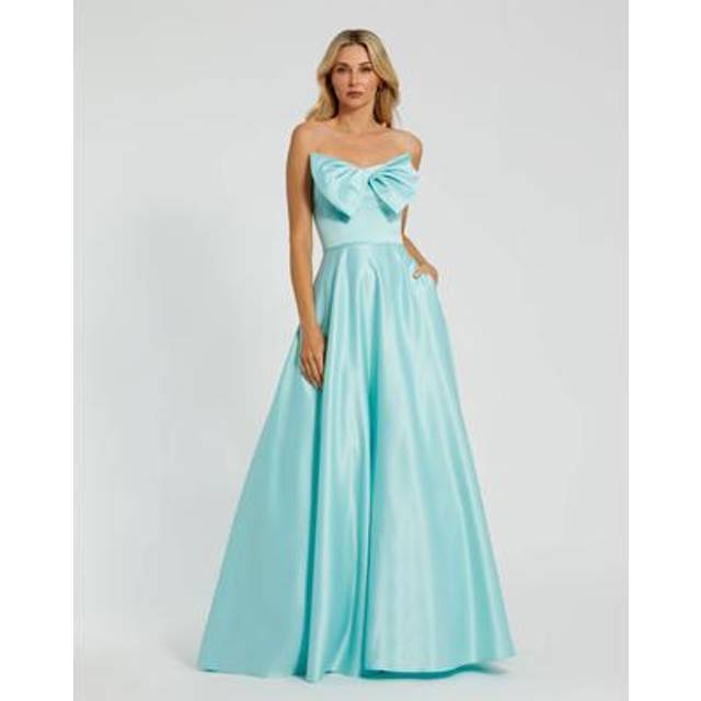 Mac Duggal A-Line Bow Ball Gown
