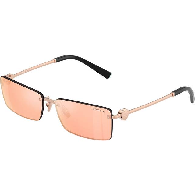 Tiffany Unisex TF3108B  61051T Sunglasses Metal Gold  Squared Normal