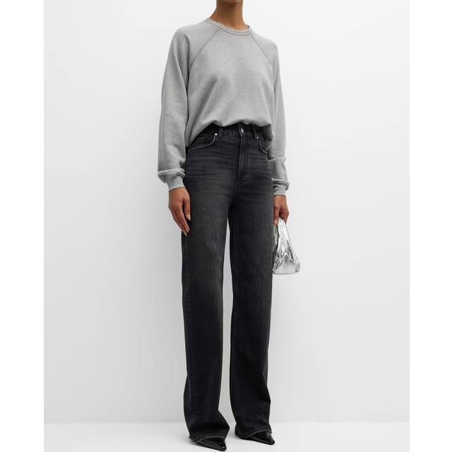 Sasha Wide-Leg Jeans - VIPER BLACK DISTRESSED - 26